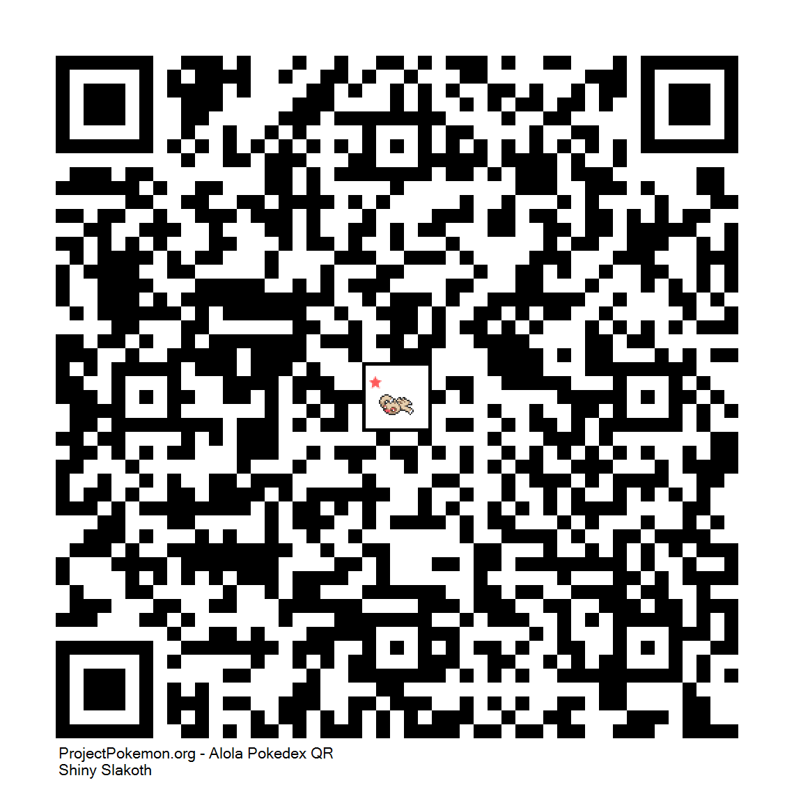 Cdigo QR de Slakoth variocolor